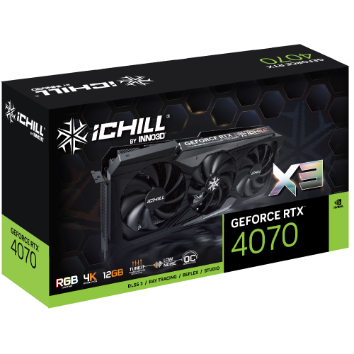 Inno3D GeForce RTX 4070 ICHILL X3: Високопродуктивна графічна картка