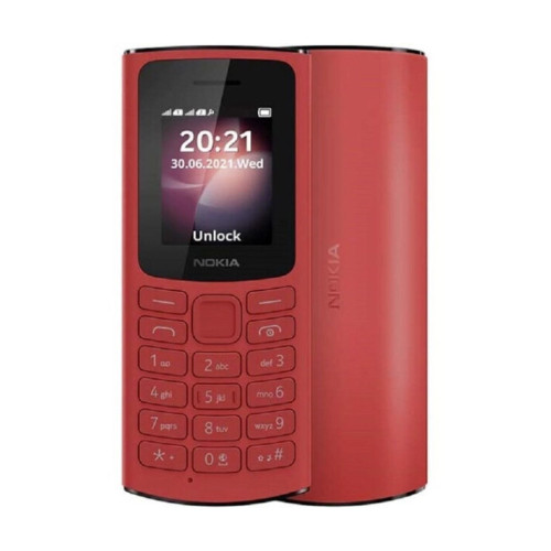 Nokia 105 DS 2023 Red: Компактный мобильный телефон с двумя SIM-картами