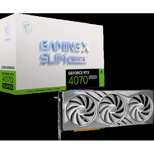 MSI GeForce RTX 4070 SUPER GAMING X SLIM WHITE 12228MB (RTX 4070 SUPER 12G GAMING X SLIM WHITE)