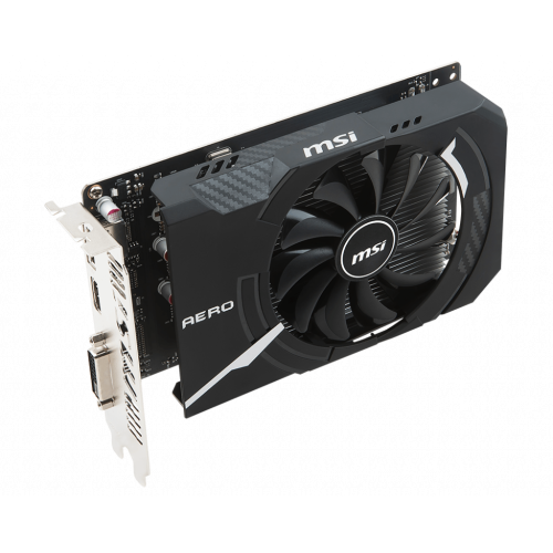 Видеокарта MSI GeForce GTX1050 Ti 4096Mb AERO ITX OC (GTX 1050 TI AERO ITX 4G OCV1)