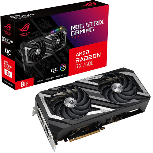 Asus Radeon RX 7600 ROG Strix OC (ROG-STRIX-RX7600-O8G-GAMING)