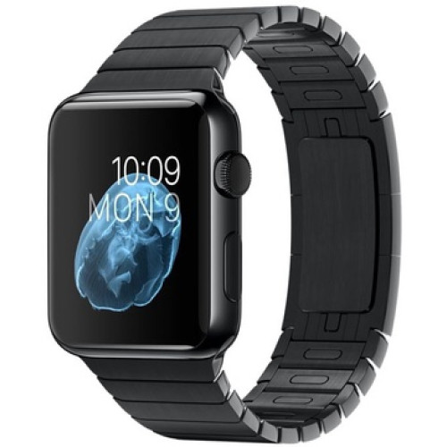 Apple Watch 38mm Series 2 Space Black Stain. Steel Case w. Space Black Link Bracelet (MNPD2)