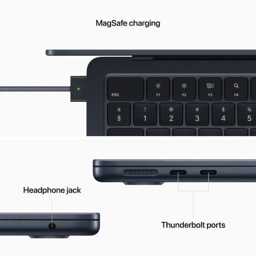 Apple MacBook Air 13.6" M2 16/512GB 2022 Custom (Z161000RD) Midnight: Висока продуктивність з елегантним дизайном