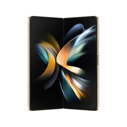 Samsung Galaxy Fold4: Revolutionary Technology in Beige.
