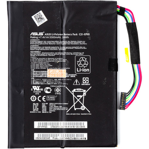 Аккумулятор для ноутбуков ASUS Eee Pad Transformer TR101 (C21-EP101) 7.4V 3300mAh (original)