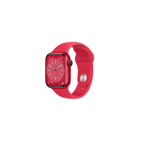 Apple Watch Series 8 GPS + Cellular 41mm PRODUCT RED Aluminum Case w. PRODUCT RED S. Band (MNJ23)