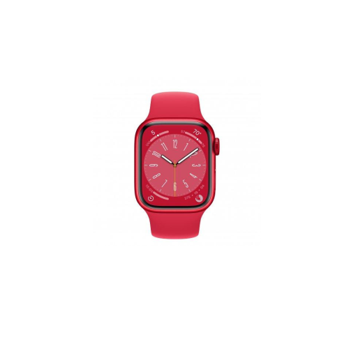 Apple Watch Series 8 GPS + Cellular 41mm PRODUCT RED Aluminum Case w. PRODUCT RED S. Band (MNJ23)