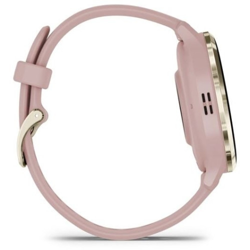 Garmin Venu 3S Soft Gold S. Steel Bezel w. Dust Rose Case and S. Band (010-02785-03)