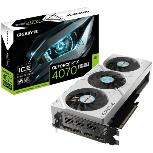 Gigabyte GeForce RTX4070 SUPER 12Gb EAGLE OC ICE (GV-N407SEAGLEOC ICE-12GD)