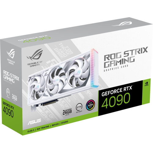 Asus GeForce RTX 4090 ROG Strix 24GB GDDR6X White Edition (ROG-STRIX-RTX4090-24G-WHITE)