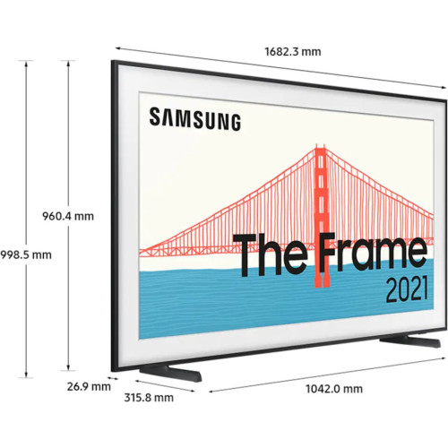 Samsung 75" The Frame 4K UHD QLED smart-TV QE75LS03AAU (2021)