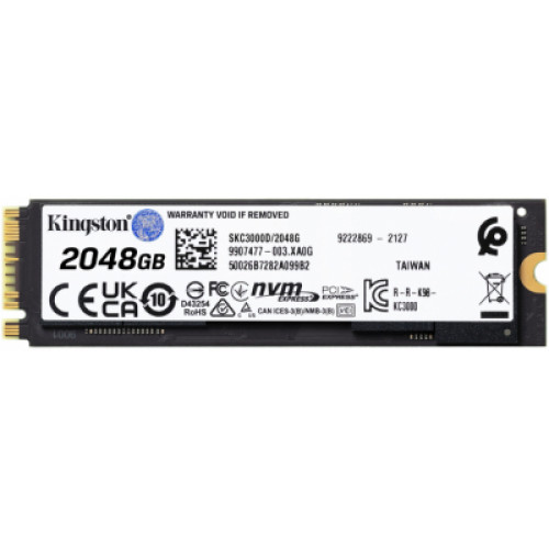 SSD M.2 2280 2TB Kingston (SKC3000D/2048G)