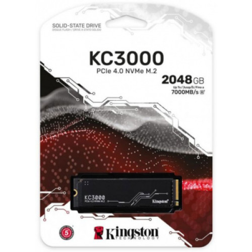 SSD M.2 2280 2TB Kingston (SKC3000D/2048G)