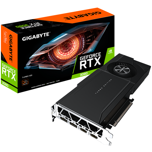Видеокарта GIGABYTE GeForce RTX 3080 TURBO 10G (GV-N3080TURBO-10GD 2.0)