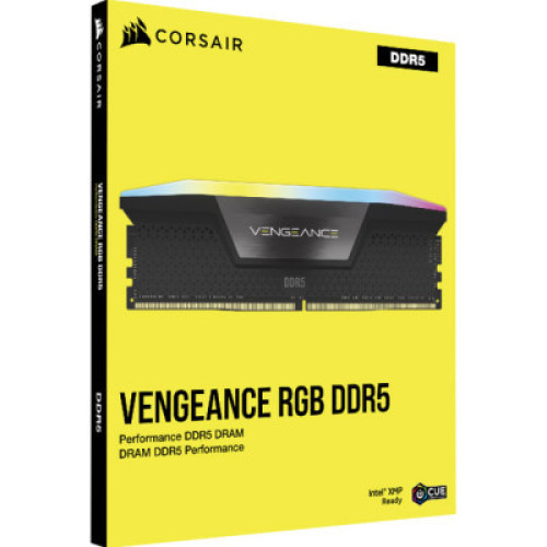 Corsair 64 GB (2x32GB) DDR5 6600 MHz Vengeance RGB (CMH64GX5M2B6600C32)