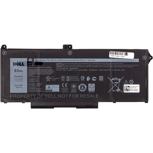 Аккумулятор для ноутбуков DELL Latitude 5420 (RJ40G) 15.2V 63Wh (original)