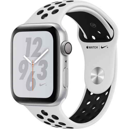 Apple Watch Nike SE GPS + Cellular 44mm Silver Aluminum Case w. Pure Pla/Bl Nike Sport B. (MG043)