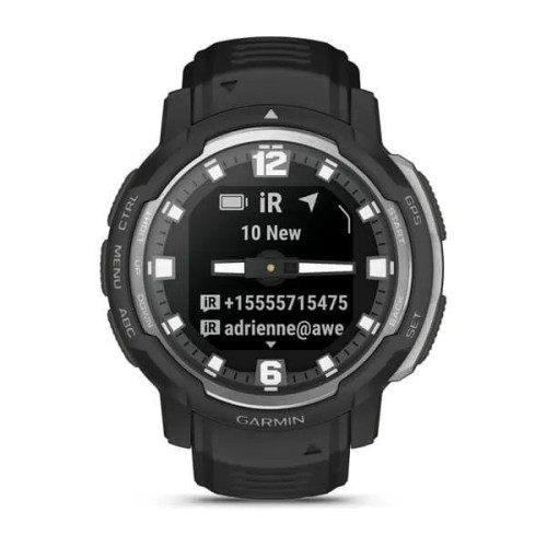 Garmin Instinct Crossover - Standard Edition Black: стильний і надійний спортивний годинник.