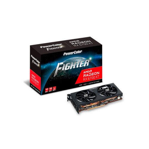 Видеокарта PowerColor Radeon RX 6700XT Fighter 12GB (AXRX 6700XT 12GBD6-3DH)