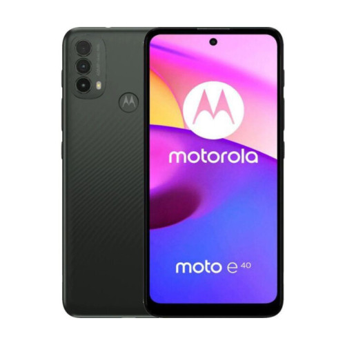 Смартфон Motorola E40 4/64GB Carbon Gray (PAVK0005)