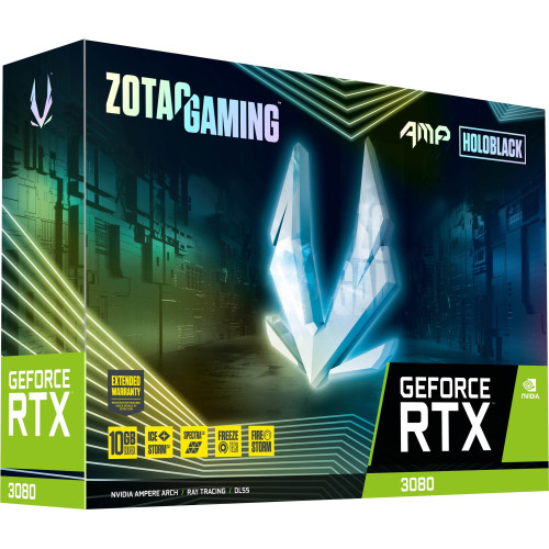 Видеокарта ZOTAC GAMING GEFORCE RTX 3080 AMP Holo LHR 10GB GDDR6X (ZT-A30800F-10PL)