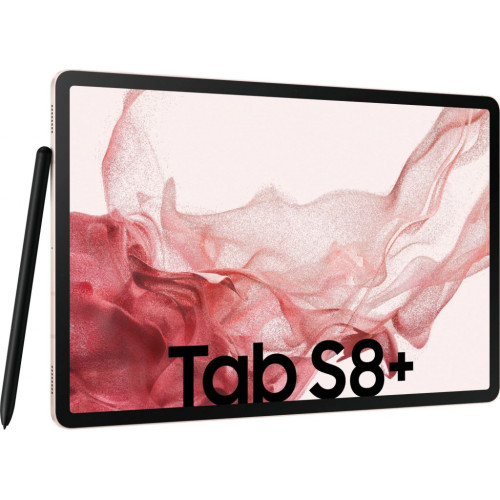 Samsung Tab S8 Plus - золотий Wi-Fi планшет з великим екраном 12,4 дюйма.