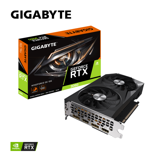 Gigabyte GeForce RTX3060 12Gb WINDFORCE OC (GV-N3060WF2OC-12GD)