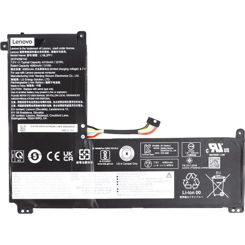 Аккумулятор для ноутбуков LENOVO IdeaPad 1-11IGL05 (L19L2PF1) 7.6V 4210mAh (original)