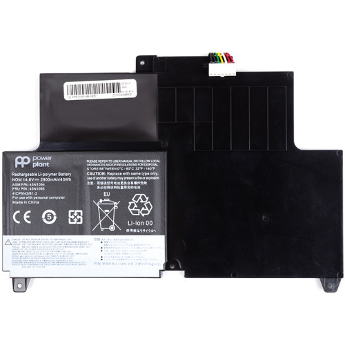 Аккумулятор PowerPlant для ноутбуков LENOVO ThinkPad S230u (45N1094) 14.8V 2900mAh