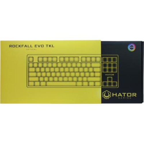 Hator Rockfall EVO TKL Optical Black (HTK-630)