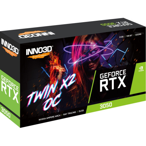 Inno3D GeForce RTX 3050 TWIN X2 OC: компактная и мощная видеокарта