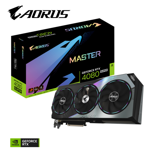 Gigabyte GeForce RTX 4080 SUPER AORUS MASTER 16384MB (GV-N408SAORUS M-16GD)