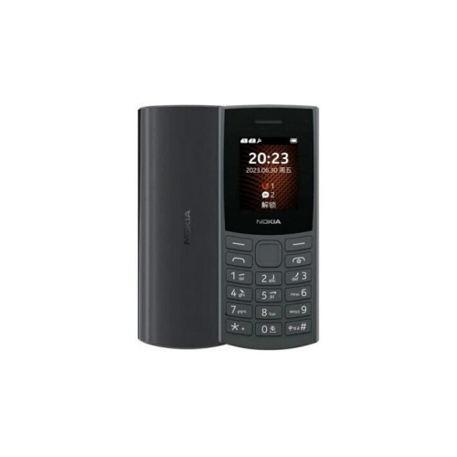 Nokia 105 SS 2023 Charcoal: Мощная и надежная мобильная связь