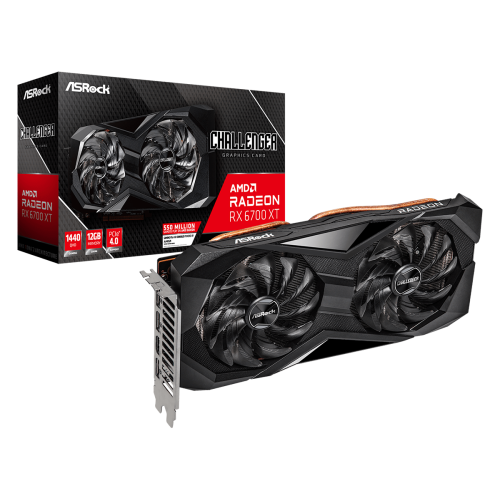 Видеокарта ASRock AMD Radeon RX 6700 XT Challenger D 12G OC (RX6700XT CLD 12GO)