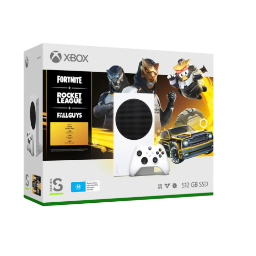 Microsoft Xbox Series S 512 GB с Fortnite, Rocket League и FallGuys