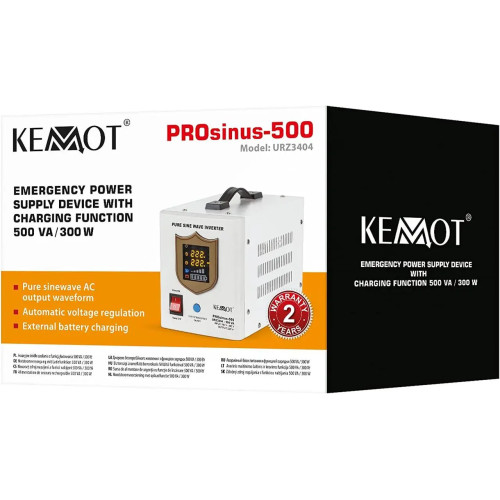 Kemot PROsinus-500 12V 230V 500VA/300W (URZ3404)
