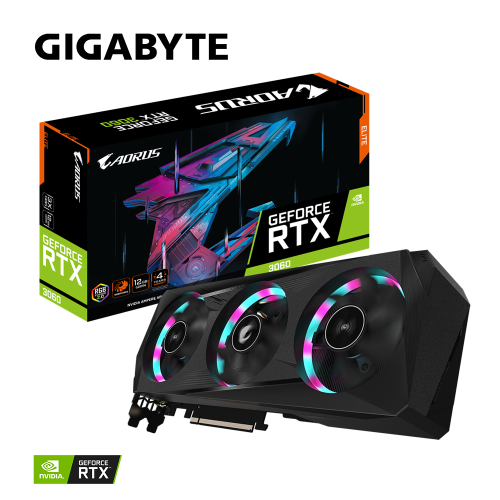 GIGABYTE AORUS GeForce RTX 3060 ELITE 12G rev. 2.0 (GV-N3060AORUS E-12GD rev. 2.0)