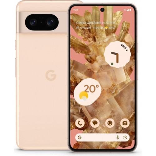 Новий Google Pixel 8 - потужний смартфон у рожевому кольорі з 8/128GB пам'яті