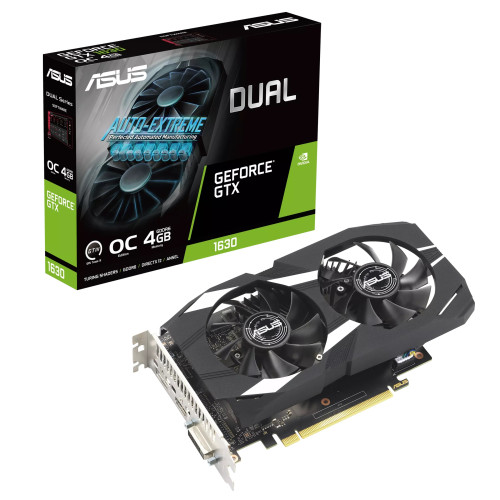 ASUS Dual GeForce GTX 1630 OC Edition 4GB GDDR6 (DUAL-GTX1630-O4G)