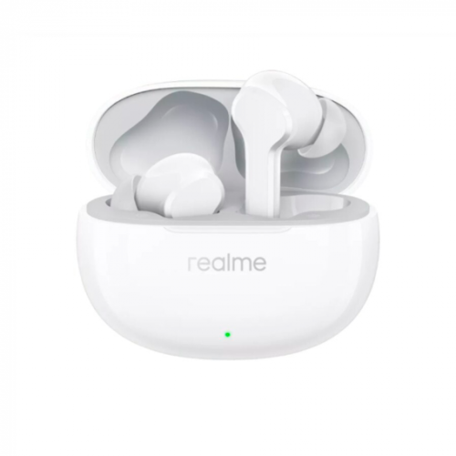 Realme TechLife Buds T100 Pop White: Ідеальні навушники для підтримки технологічного життя.