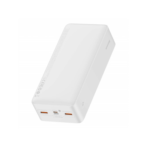 Baseus Bipow Digital Display 20W Power Bank - 30000mAh White