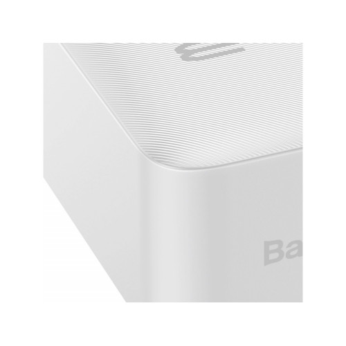 Baseus Bipow Digital Display 20W Power Bank - 30000mAh White