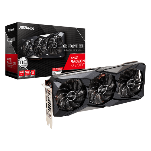 Видеокарта ASRock Radeon RX 6700 XT Challenger Pro 12GB OC (RX6700XT CLP 12GO)