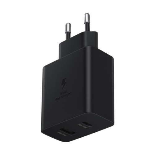 Зарядний пристрій Samsung 35W PD Power Adapter Duo Black (EP-TA220NBEGRU)