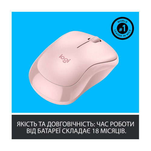 Logitech M220 Silent Pink (910-006129)