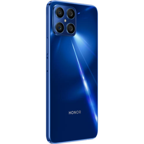 Honor X8 Ocean Blue - потужний телефон з великим дисплеєм та великим обсягом пам'яті!