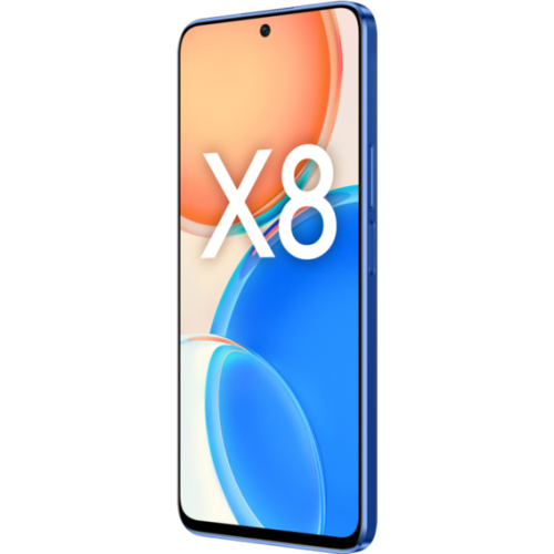 Honor X8 Ocean Blue - потужний телефон з великим дисплеєм та великим обсягом пам'яті!