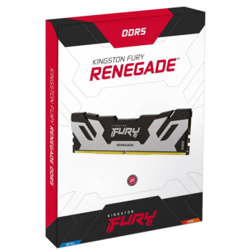 Kingston Fury (ex.HyperX) DDR5 16GB 6400 MHz FURY Renegade Silver (KF564C32RS-16)