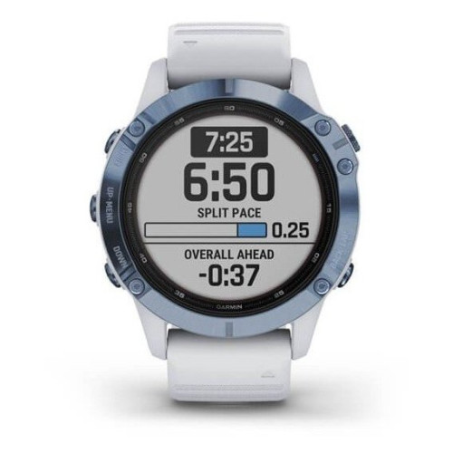 Garmin Fenix 6 Pro Solar Edition Mineral Blue with Whitestone Band (010-02410-19/18)