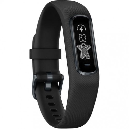 Garmin Vivosmart 4: Stylish Black Fitness Tracker with Midnight Hardware - Large Size